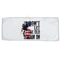 Vintage DonT Let The Old Man In Large Microfiber Waffle Golf Towel