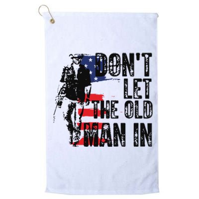 Vintage DonT Let The Old Man In Platinum Collection Golf Towel