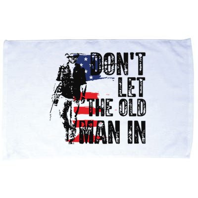 Vintage DonT Let The Old Man In Microfiber Hand Towel