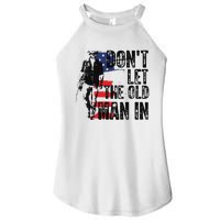 Vintage DonT Let The Old Man In Women’s Perfect Tri Rocker Tank