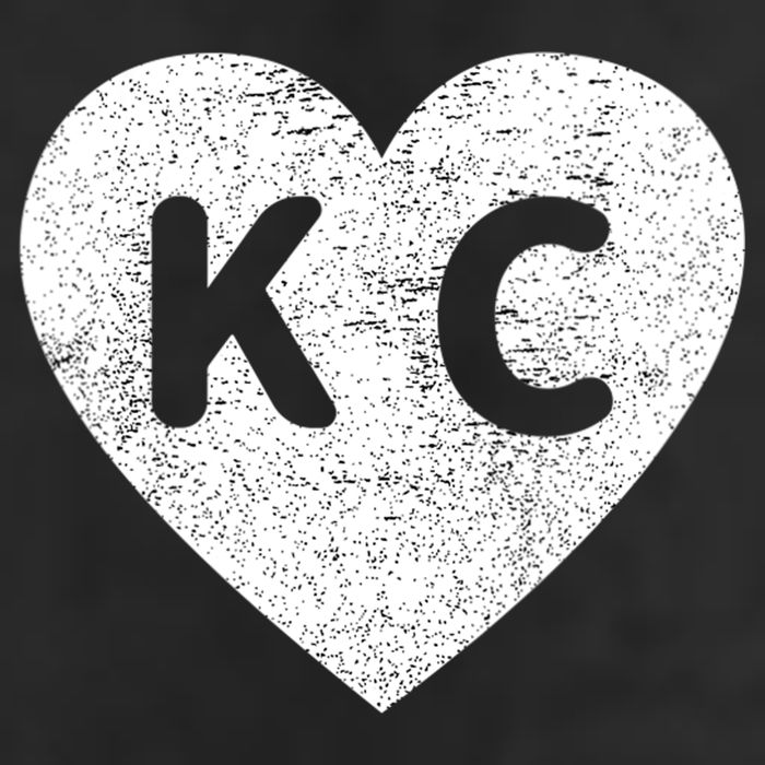Vintage Distressed Love Kansas City KC Heart Print Tumbler