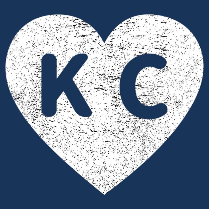 Vintage Distressed Love Kansas City KC Heart Print Doggie Tank
