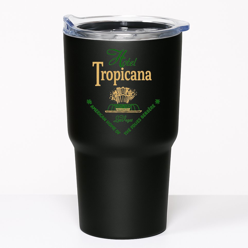 Vintage Design Las Vegas Hotel Tropicana For  Tumbler