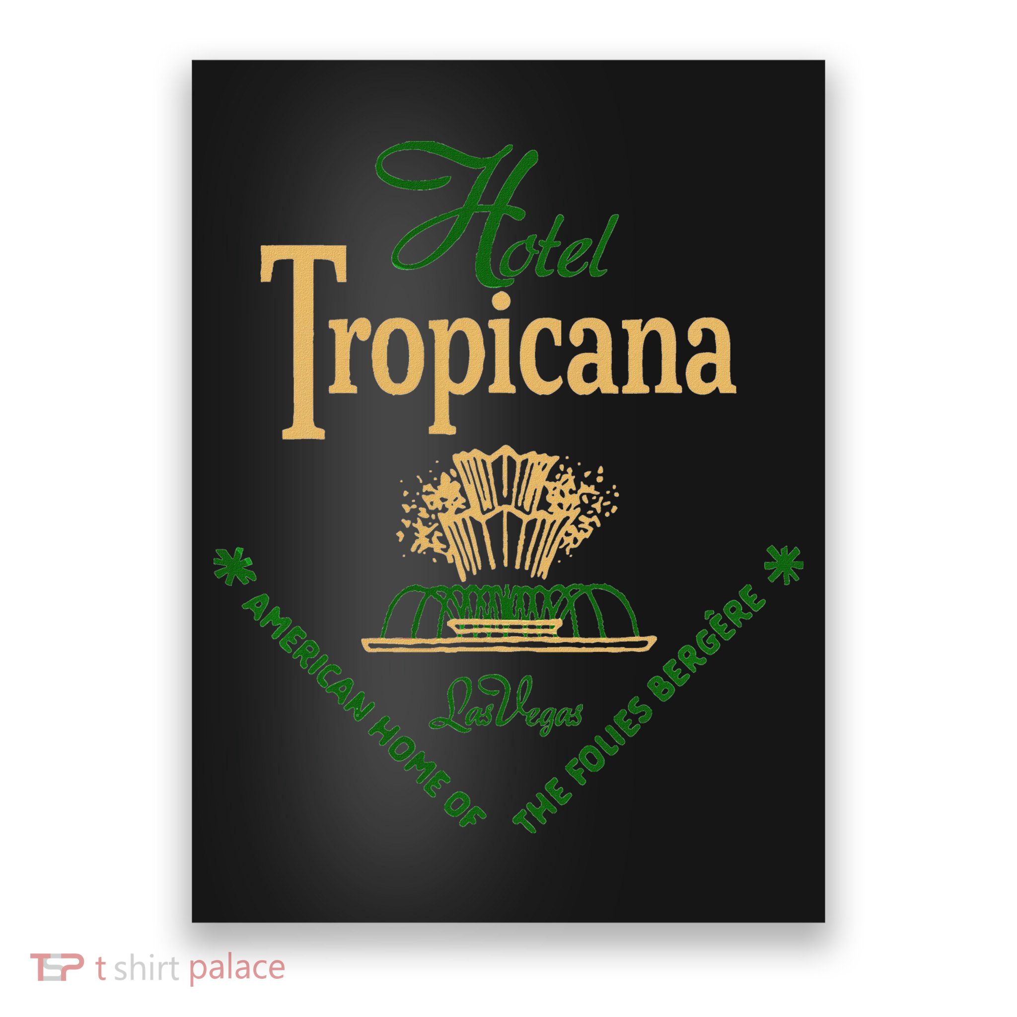 Vintage Design Las Vegas Hotel Tropicana For  Poster