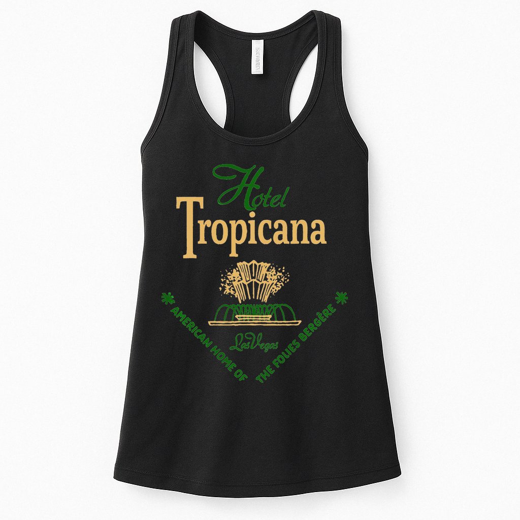 Vintage Design Las Vegas Hotel Tropicana For  Womens Tank Top