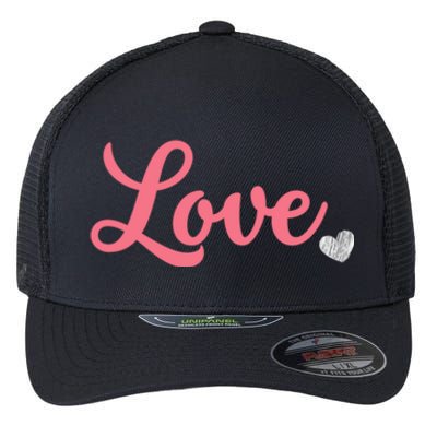 ValentineS Day Love Flexfit Unipanel Trucker Cap