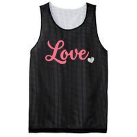 ValentineS Day Love Mesh Reversible Basketball Jersey Tank