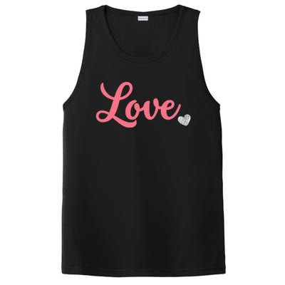 ValentineS Day Love PosiCharge Competitor Tank