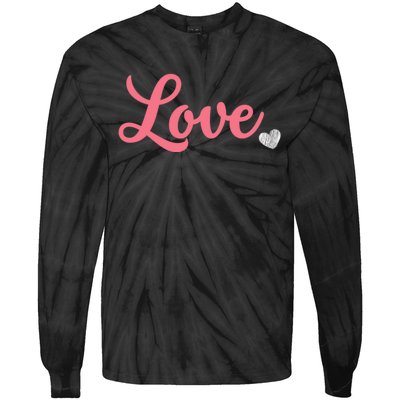 ValentineS Day Love Tie-Dye Long Sleeve Shirt