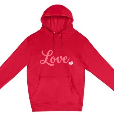 ValentineS Day Love Premium Pullover Hoodie