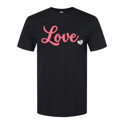 ValentineS Day Love Softstyle CVC T-Shirt