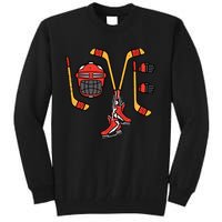 Valentines Day Love Ice Hockey Sports Goalie Tall Sweatshirt