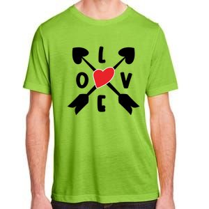 Valentines Day Love Arrows Adult ChromaSoft Performance T-Shirt