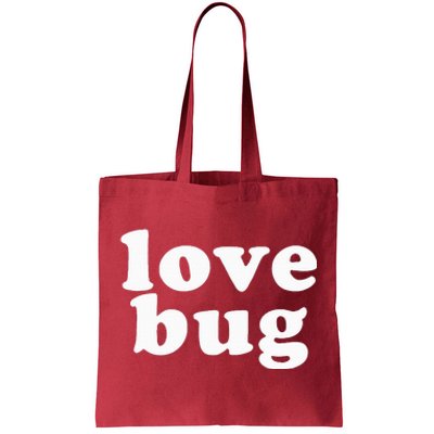 Valentine's Day Love Bug Vintage Lovebug Play Clothes Red Tote Bag