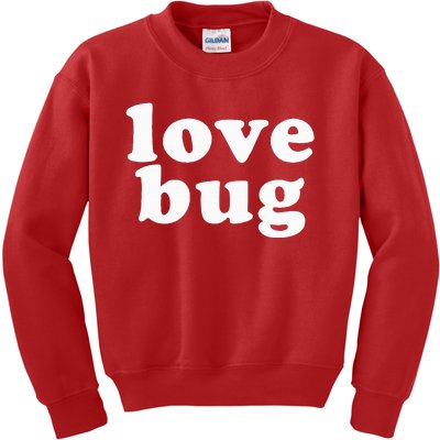 Valentines Day Love Bug Kids Sweatshirt