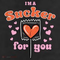 Valentines Day Lollipop Sucker For You Heart Candy Funny Gift Cool Comfort Performance Bucket Hat