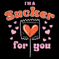 Valentines Day Lollipop Sucker For You Heart Candy Funny Gift Impact Tech Backpack