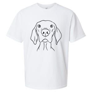 Vizsla Dog Lover Design Gift Cute Vizsla Meaningful Gift Sueded Cloud Jersey T-Shirt