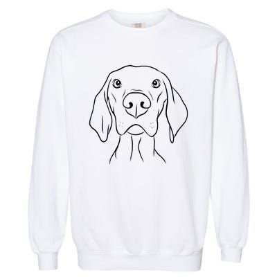 Vizsla Dog Lover Design Gift Cute Vizsla Meaningful Gift Garment-Dyed Sweatshirt