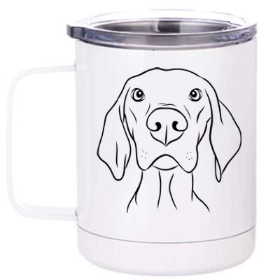 Vizsla Dog Lover Design Gift Cute Vizsla Meaningful Gift 12 oz Stainless Steel Tumbler Cup