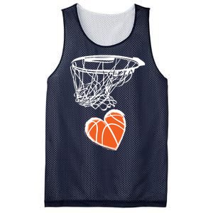 ValentineS Day Love Heart The Game Of Basketball Mesh Reversible Basketball Jersey Tank