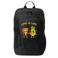 Valentines Day Love Is Love Pineapple Pizza Forbidden City Backpack