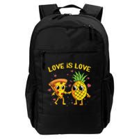 Valentines Day Love Is Love Pineapple Pizza Forbidden Daily Commute Backpack