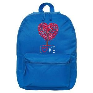 Valentines Day Love Heart Tree Matching Gift 16 in Basic Backpack