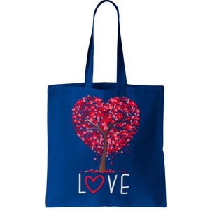 Valentines Day Love Heart Tree Matching Gift Tote Bag