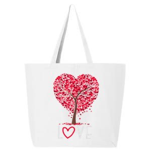 Valentines Day Love Heart Tree Matching Gift 25L Jumbo Tote