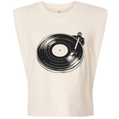 Vinyl Disc Lp Record Vinyl Garment-Dyed Women's Muscle Tee