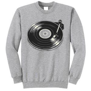 Vinyl Disc Lp Record Vinyl Tall Sweatshirt