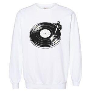 Vinyl Disc Lp Record Vinyl Garment-Dyed Sweatshirt