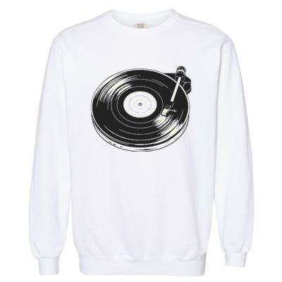 Vinyl Disc Lp Record Vinyl Garment-Dyed Sweatshirt