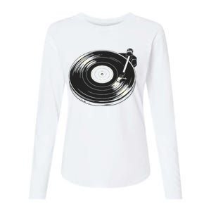 Vinyl Disc Lp Record Vinyl Womens Cotton Relaxed Long Sleeve T-Shirt