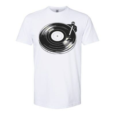 Vinyl Disc Lp Record Vinyl Softstyle® CVC T-Shirt