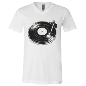 Vinyl Disc Lp Record Vinyl V-Neck T-Shirt