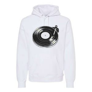 Vinyl Disc Lp Record Vinyl Premium Hoodie