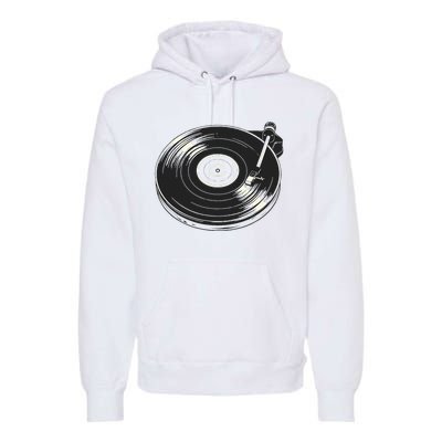 Vinyl Disc Lp Record Vinyl Premium Hoodie