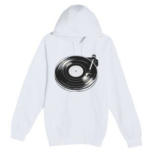 Vinyl Disc Lp Record Vinyl Premium Pullover Hoodie