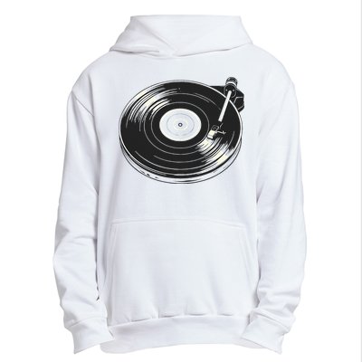 Vinyl Disc Lp Record Vinyl Urban Pullover Hoodie