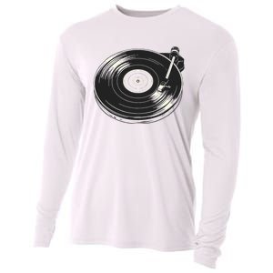 Vinyl Disc Lp Record Vinyl Cooling Performance Long Sleeve Crew