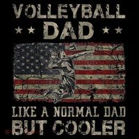 Volleyball Dad Like A Normal Dad But Cooler Father's Day T-Shirt