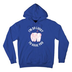 Valentine's Day Loving Elephant I'm So Lucky To Have You Great Gift Hoodie