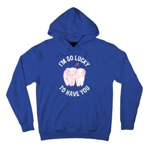 Valentine's Day Loving Elephant I'm So Lucky To Have You Great Gift Tall Hoodie