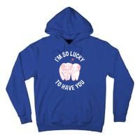 Valentine's Day Loving Elephant I'm So Lucky To Have You Great Gift Tall Hoodie