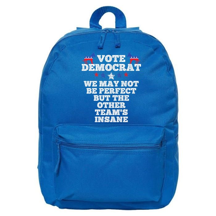 Vote Democragift Liberals Vote Blue Save Democracy Gift 16 in Basic Backpack