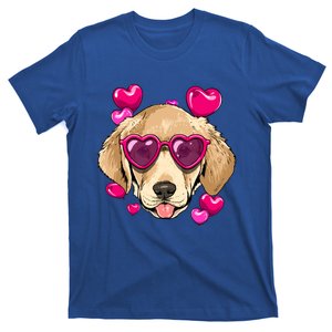 Valentines Day Labrador Retriever Heart Couples Dog Lover Gift T-Shirt