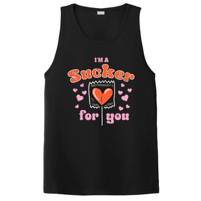 Valentines Day Lollipop Sucker For You Heart Candy PosiCharge Competitor Tank