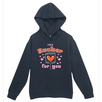 Valentines Day Lollipop Sucker For You Heart Candy Urban Pullover Hoodie